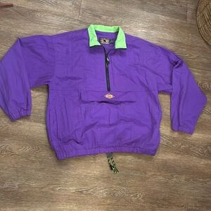 Gotcha Vintage 90s Half Zip Pullover Nylon Windbreaker Jacket Unisex sz S